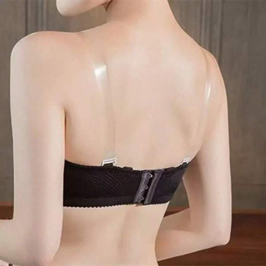 2pcs/1pair Adjustable Invisible Shoulder Straps, Comfortable Bralette Straps, Bra Accessories Summer Cooling,Beach,Travel