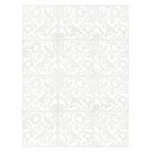 YUNRUX 12-częściowy panel ścienny, wiszący, parawan, składany, do dekoracji pokoju/hotelu - Biały - Zobacz 6