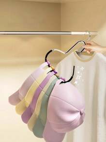 1/2/4/10pcs Random Colors Cap Storage Organizer, Dormitory Wardrobe Interior Hanging Cap Rack, Multifunctional Hat Display Holder