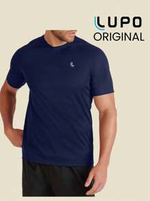 Lupo Sport Men's Performance Advanced Seamless Half Sleeve T-Shirt - Azul - Ver 1