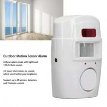 Alarma Inalámbrica Para Entrada, Alarma Con Sensor De Movimiento Para Exteriores, Modo Dual Ampliamente Utilizado Para Patio - aleatorio - Ver 7