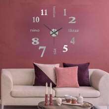 16 Inches/36 Inches/47 Inches Modern Design Large Wall Clock 3D/2D DIY Quartz Clocks Fashion Watches Acrylic Mirror Stickers Living Room Home Decor Horloge Mirror Numbers Stickers For Living Room Office Decorations Gift Gifts Birthday Graduation Room Decor Digital Clock Alarm Clock Bedroom Decor Dormitory Decor Back To School School Decor School Surprise School Supplies