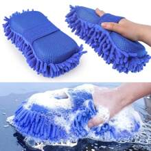 1pc Coral Shaped Car Cleaning Sponge Handheld Microfiber Detailing Brush, Car Washing Tool - one-size - View 6