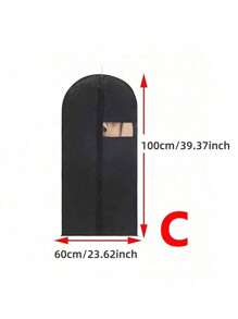 5pcs Dust-Proof Garment Cover Bag, Hanging Type Coat Clothes Dustproof Protector, For Long Coat, Suit, Jacket And Down Coat Storage, Home Use Decorations Decor Festival Decor Room Decor Home Decor Decor Bedroom Decor Decor, Room Decor, Decorations, Decorations, Decor, Decor, Decor, Decor, Storage, Organizer Dress Pants Shoes Jeans Boots Dress,Spring,Minimalist,Summer Tops