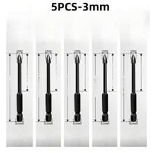 三角钻头 四刃十字黑色 玻璃钻头 硬质合金陶瓷钻头 多功能六角柄玻化砖钻孔工具 适用于：陶瓷、瓷砖、玻璃钻孔 型号：3/4/5/6/8/10/12mm - 彩色 - 查看 23