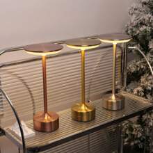 1pc Charging Induction Metal UFO Table Lamp, Camping LED Atmosphere Light, Hotel/Restaurant/Bedroom Decor Lamp, Rechargeable Night Light