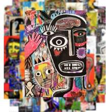 50pcs Abstract Art Poster Graffiti Stickers, Waterproof Decals For Phone Cases, Laptops, Luggage, Guitars, Motorcycles, Funny Jesus/Funny Design