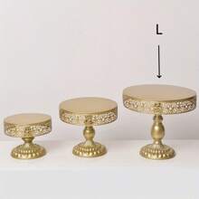 1pcsGolden Cake Rack, Afternoon Tea Desserts, Wedding Plates, Party Tableware, Baking Utensils, Tray Display Rack, Cake Decoration Tools