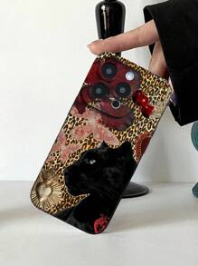 Fierce Animals 1pc TPU Matte Pattern Phone Case Compatible With Apple IPhone 7, 7P, X, XS, XR, XS Max, 11, 12, 13, 14, 15, 16 Series, A05, A05S, A52, A53, A13, A14, A04S, A35, S22U, S23U, S24U Series, Redmi Note Series, Oppo A Series, Reno Series, INFINIX Series Phones