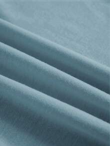 Women's Easter Bunny Graphic Round Neck Casual Loose T-Shirt, Holiday Party Gifts, Suitable For All Seasons - Dusty Blue - View 5