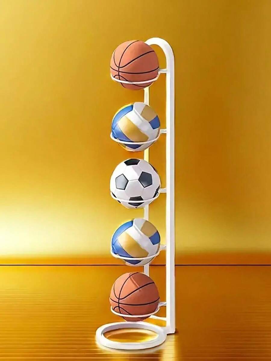 Sports & Outdoor Gear, Sports Apparel And Equipment, Team Sports, Football, Basketball, Volleyball Gear And Accessories, Football Storage Rack Suitable For Bedroom, Garage, Home Indoor Use