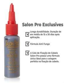 Cola Profissional para Extensão de Cílios Salon Pro Anti Fungos/Cola Cabelos