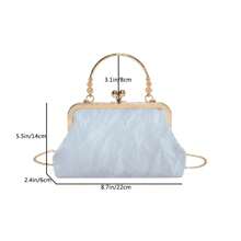 Bolso de mano formal de lentejuelas con estampado floral 2025, bolso de hombro cruzado de moda para mujer, bolso tipo tote de unicolor con zipper y cadena