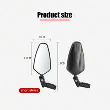 1PC Adjustable Foldable Bicycle Mirror High Definition Large Viewing Angle Mountain Bike Rear View Mirror