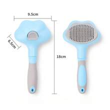 Regalo para amantes de gatos/perros y mamás de perros/gatos ama las mascotas. Peine desenredante para amantes de perros y mamás de perros. Peine de masaje para retirar el pelo suelto para amantes de gatos y mamás de gatos. Peine para gatos con limpieza de un solo botón para amantes de gatos y mamás de gatos.
