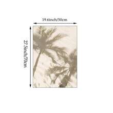 1/3 件波西米亚夏季墙壁艺术画热带棕榈树帆布印刷画海滩度假海报简约海岸装饰适用于卧室、客厅或宿舍房间装饰礼物（无框） - 彩色 - 查看 11