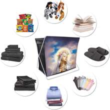 1 Set DIY Mary Sue Our Lady Eyes - Cartoon Vivid Cow & Colorful Boots Diamond Painting Kit, Canvas Material Suitable For Storage Cabinet, Large Space And Good Looking