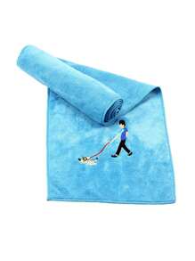 超柔软超细纤维健身毛巾，运动健身吸汗毛巾，超柔软吸水，10 英寸 X 43.3 英寸（25 X 110 厘米） - 彩色 - 查看 13