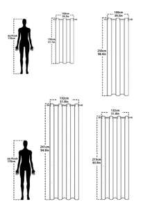 1pc Black Blackout Curtain, Khaki Full Blackout Curtain, Spring Spun-Dyed Full Blackout Black-Film Curtain For Power Outage, 84" Long Blackout Curtains For Bedroom, Also Suitable For Living Room - Khaki - View 3