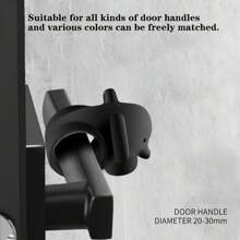 Set de 5 protectores de pared adhesivos, amortiguadores de puerta de silicona, protectores de manija de puerta sin taladro