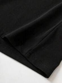 Camiseta de manga corta y ajuste regular con estampado de botas del oeste para mujer, ideal para primavera/verano