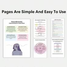 Adult ADHD Attention Deficit Hyperactivity Disorder Treatment Plan And Strategies - Treatment Plan Worksheets, Exercises To Combat Procrastination And Solve Problems,School Supplies,Back To School - Multicolor - View 7