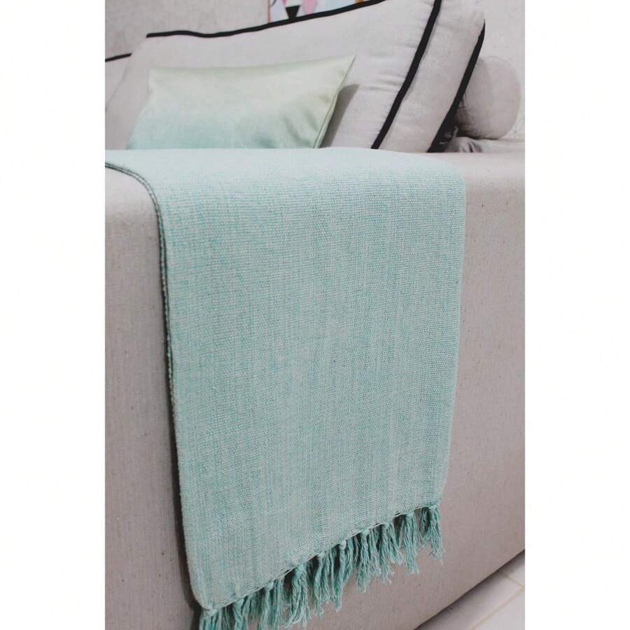Kit 2 Blankets 2.20X2.90 Meters Luxurious King - Agua verde - Ver 1