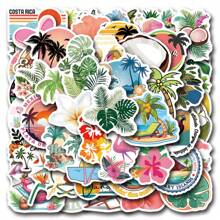 55Pcs Tropical Stickers Beach Island Life Stickers Pack | Western Stickers,High Quality Stickers For Scrapbook,Graffiti Sticker,Journaling,Laptop,Bumper,Skateboard,Water Bottles,Computer,Cartoon,Hard Hat,Car Stickers,Stickers Can Bring A Lot Of Fun To Your Life,The Perfect Gift For Adults