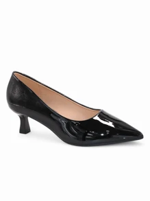 Fashionable, Versatile And Comfortable Women's High Heels - Black - View 3