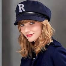 26pcs AB Colored Adhesive Back Letter Rhinestone Letter ABC Stitching Iron Patch Rainbow Shining Emblem Name DIY Dress Jeans Application Decoration Accessories - Purple Base Cloth AB Color - View 8