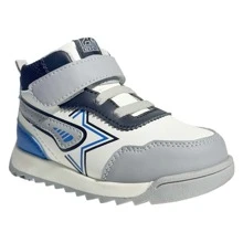 Tom.M Interstellar Kids' Hook And Loop Sneakers - Grey - View 2