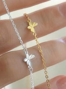 1 PC Butterfly-Shaped Bracelet Is Fashionable And Simple For Women To Wear Everyday - Butterfly - View 1