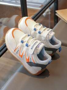 幼儿儿童 2025 年春季新品百搭网眼休闲运动鞋，适合男孩和女孩 - 藍色 - 查看 4