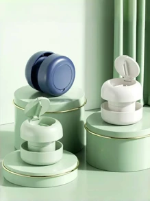 1pc Portable Pill Grinder, Multifunctional Powder Grinder, Small Medicine Box For Cutting And Dividing Pills