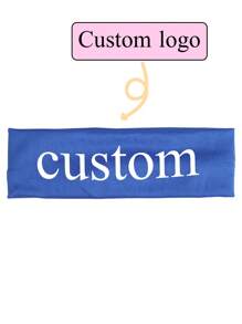 1PC Custom Solid Color Wide Headbands For Women, Cross Tie Hair Accessories For Sports, Yoga, Fashionable Girls' Turban Casual