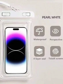 Waterproof Cell Phone Case, Underwater Cell Phone Bag, Universal Waterproof Bag, Compatible With Phone / Waterproof Dive Bag For Cell Phone With Touch Screen For Swimming, Diving, Dustproof, Shockproof, Rainproof, Sealing And Rafting With Touch Screen / Cute Cartoon Cell Phone Waterproof Bag Touch Screen Waterproof Bag For Cell Phone With Touch Screen Protector For Swimming And Rafting Sealing Bag - Multicolor - View 5