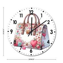 Wedding Handbag, Battery-Operated Wall Clock, Modern Art Wall Decor, Camping, Unique Gift For Office