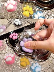 Paquete de 1/12/24 uñas de gato en miniatura, aprieta y estira para aliviar la presión, pequeño juguete de regalo, suave, Fufu, juguete de broma, divertido, juego de niños, juguetes para niños, juegos de niños, juegos de niñas, regalos de Eid para niños, juguetes de Pascua, regalos de Pascua, decoración de Pascua, relleno de canasta de Pascua, Taba Squishy, juguetes Squishy, juguetes Fidget, juguetes para niños, recuerdos para fiestas de niños - Multicolor - Ver 5