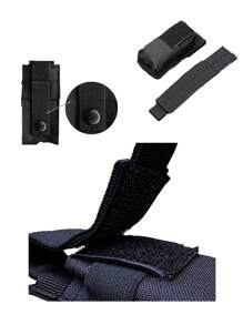 M5 Molle Flashlight Pouch, EDC Tactical Gear, Hands-Free, Lightweight, Outdoor Adventure, Small Utility Pouch, Waist Pack, Tactical Style, Outdoor Exploration, Rugged And Reliable