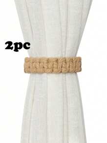 1件/2件/4件装手工棉绳扭结窗帘绑带,多种颜色和尺寸可选,适用于窗帘固定和装饰 - 彩色 - 查看 27