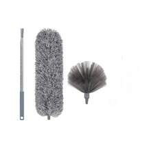 2/3/4/6pcs Microfiber Duster Set, Extendable Feather Duster Handle, Reusable Flexible Cleaning Duster, Lightweight And Washable, Suitable For Ceiling Fan, Car - Multicolor - View 11