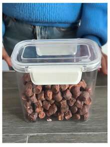 Set de 6 pzas de Contenedores para Alimentos con Tapa Hermética - Transparente - Ver 5