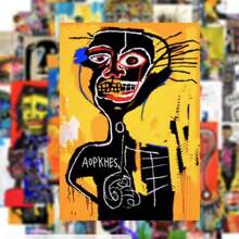 50pcs Abstract Art Poster Graffiti Stickers, Waterproof Decals For Phone Cases, Laptops, Luggage, Guitars, Motorcycles, Funny Jesus/Funny Design