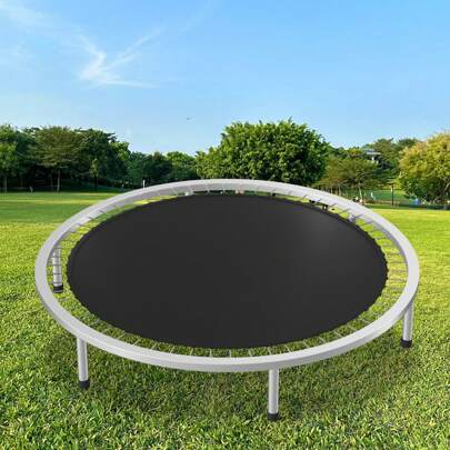 VA-Cerulean Trampoline Jumping Mat 8/10/12ft Jumping Mat With 48/60/72 Rings To Choose From, Trampoline Accessories, Replacement, Black
