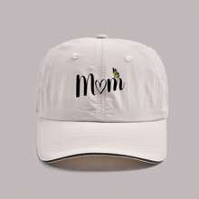 1pc Quick-Dry Sun-Shading Mom Printed Mesh Breathable Baseball Cap, Mother's Day Gift For Mom - Multicolor - View 2