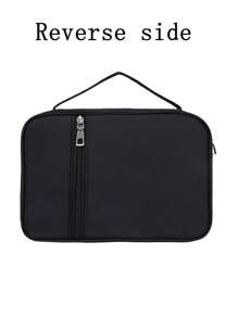 Customizable Image/Photo/Signature/Print Cover For Women/Men Portable Zipper Stationery, Personalized Gift - Multicolor - View 2