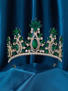 Crystal Tiara Crowns Rhinestone Crown With Combs For Women And Girls Crystal Queen Headbands Princess Headpieces Wedding Hair Accessories Bride Rhinestone For Pageant Birthday Prom - 彩色 - 查看 4