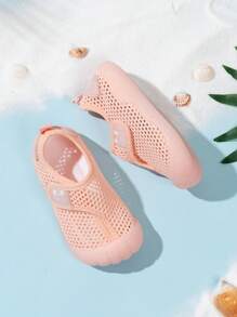 Nuevos zapatos blandos y transpirables para bebés y niños pequeños con suela antideslizante - Rosa - Ver 2