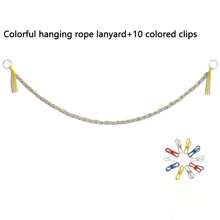 1 套动物玩具收纳吊床大号玩偶角落填充动物收纳装饰品 - 可爱悬挂毛绒玩具网儿童婴儿育儿室卧室房间装饰 - 彩色 - 查看 8