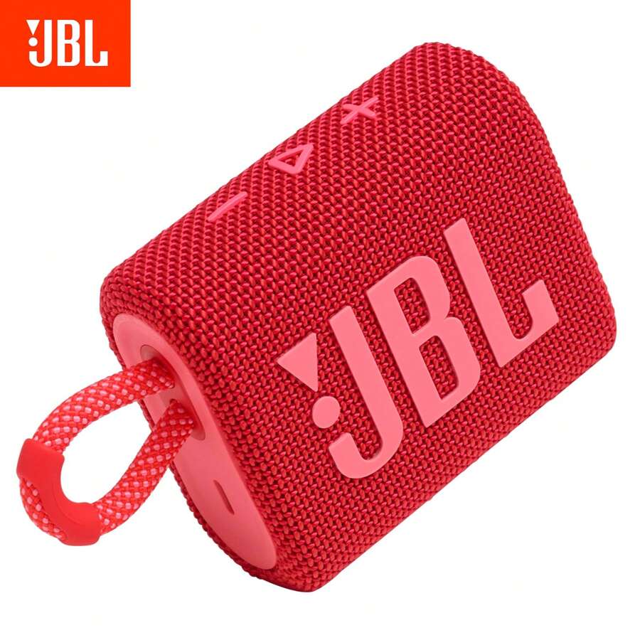 JBL Go 3 - 便携式迷你蓝牙音箱,大音量和强劲低音,IP67 防水防尘,5 小时播放时间,适合家庭、户外和旅行的音箱 - 紅色 - 查看 1
